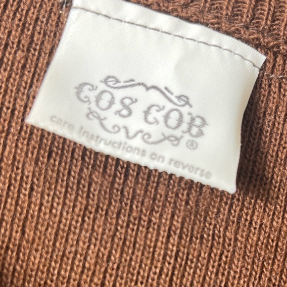 Vintage Boho Southwest Knit Tie Cardigan Brown Earth Tones Geometric Aztec Retro - Picture 4 of 10